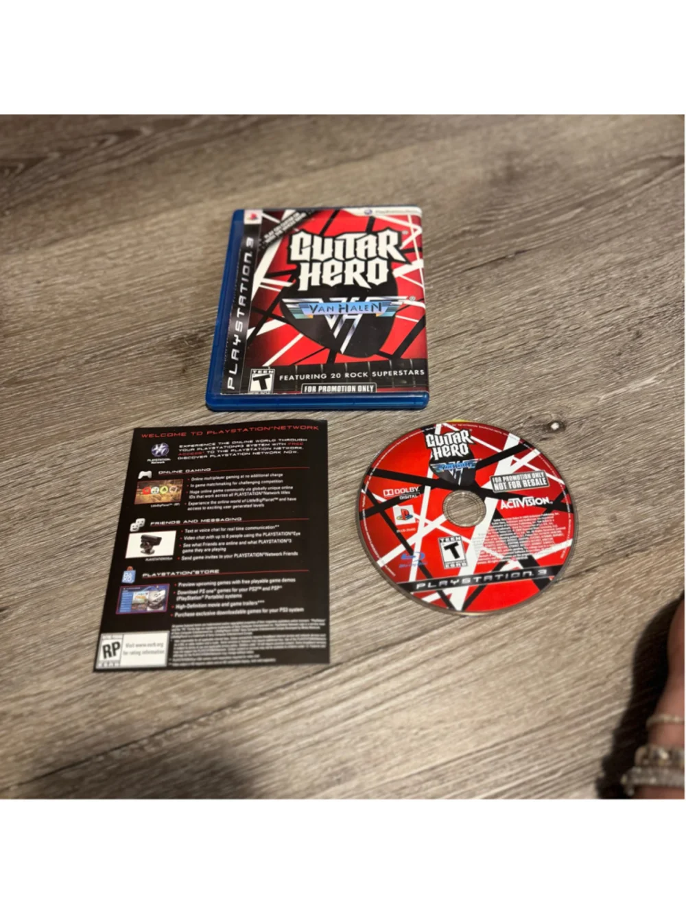 Activision Guitar Hero Van Halen PS3 Playstation 3 Video Game For Promotion Only
